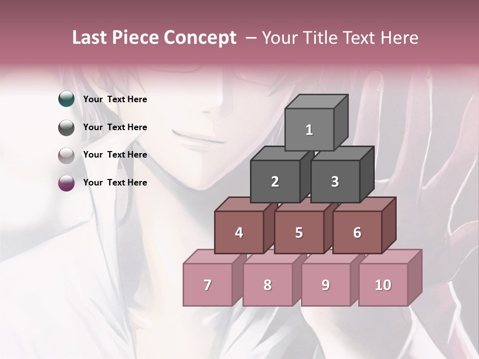 A Man With Glasses Holding His Hand Up To His Face PowerPoint Template