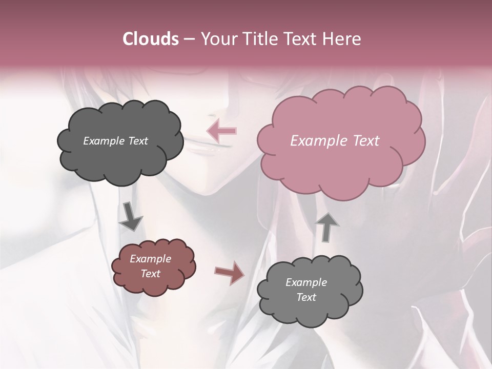 A Man With Glasses Holding His Hand Up To His Face PowerPoint Template