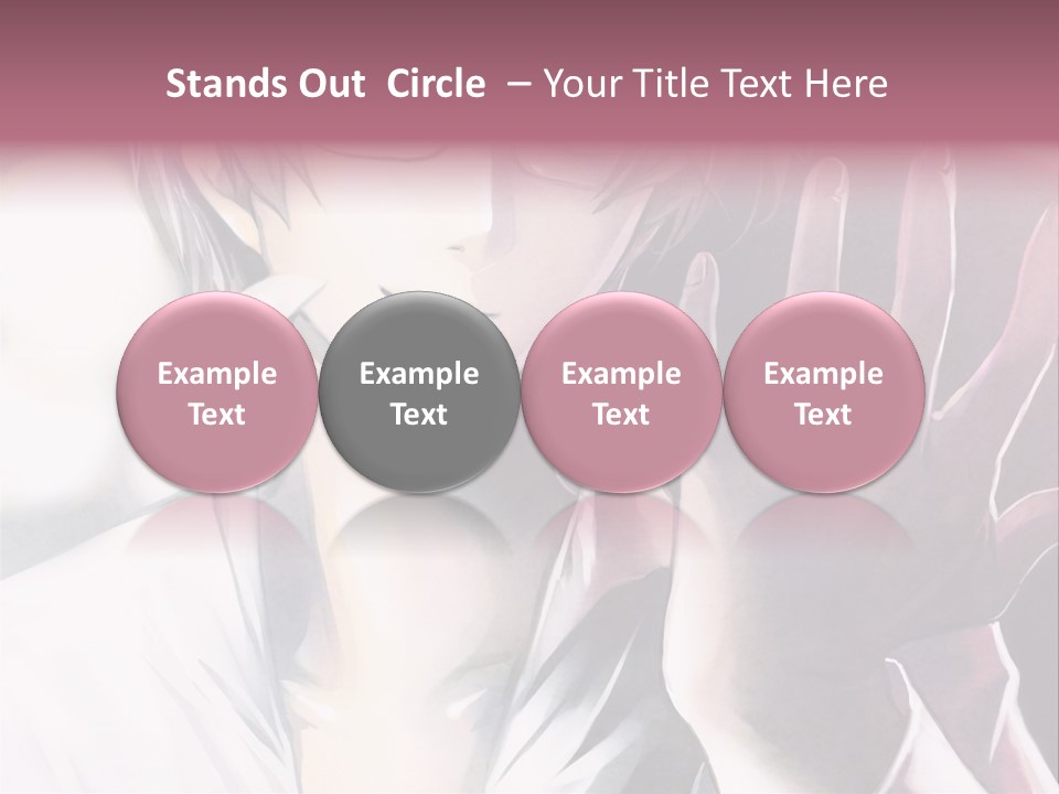 A Man With Glasses Holding His Hand Up To His Face PowerPoint Template