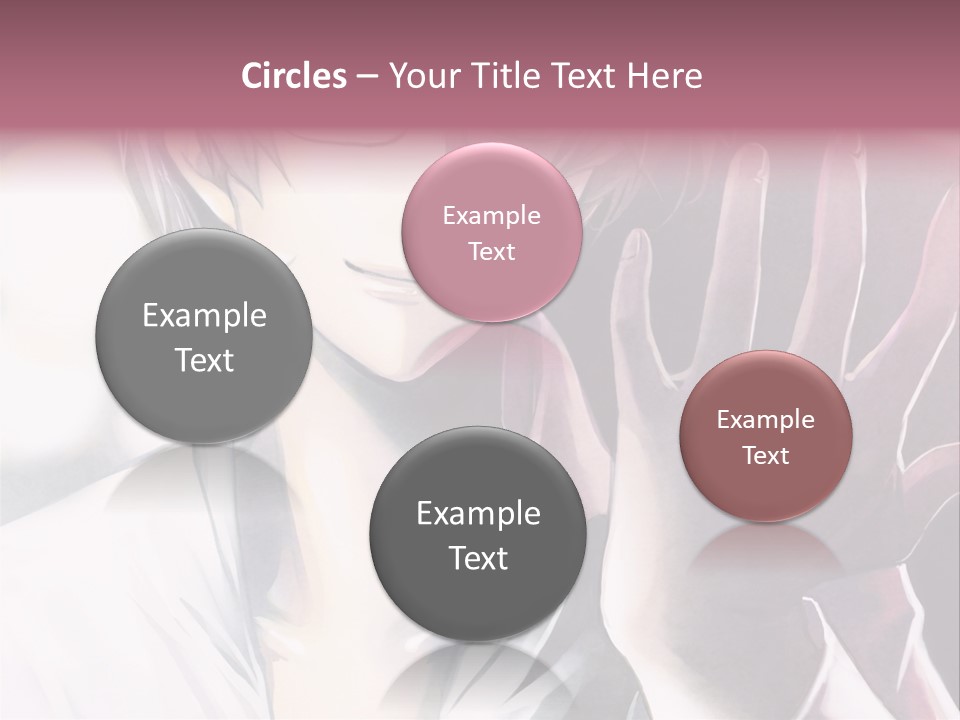 A Man With Glasses Holding His Hand Up To His Face PowerPoint Template