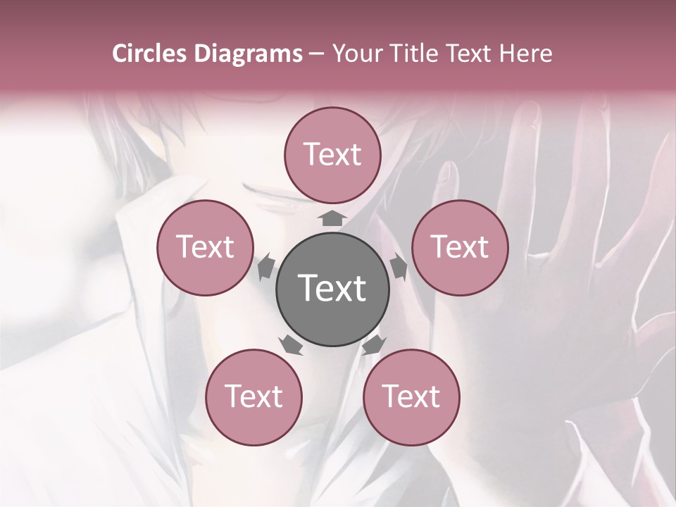 A Man With Glasses Holding His Hand Up To His Face PowerPoint Template