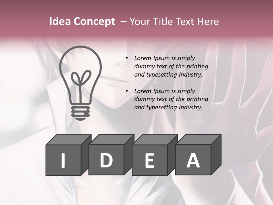 A Man With Glasses Holding His Hand Up To His Face PowerPoint Template