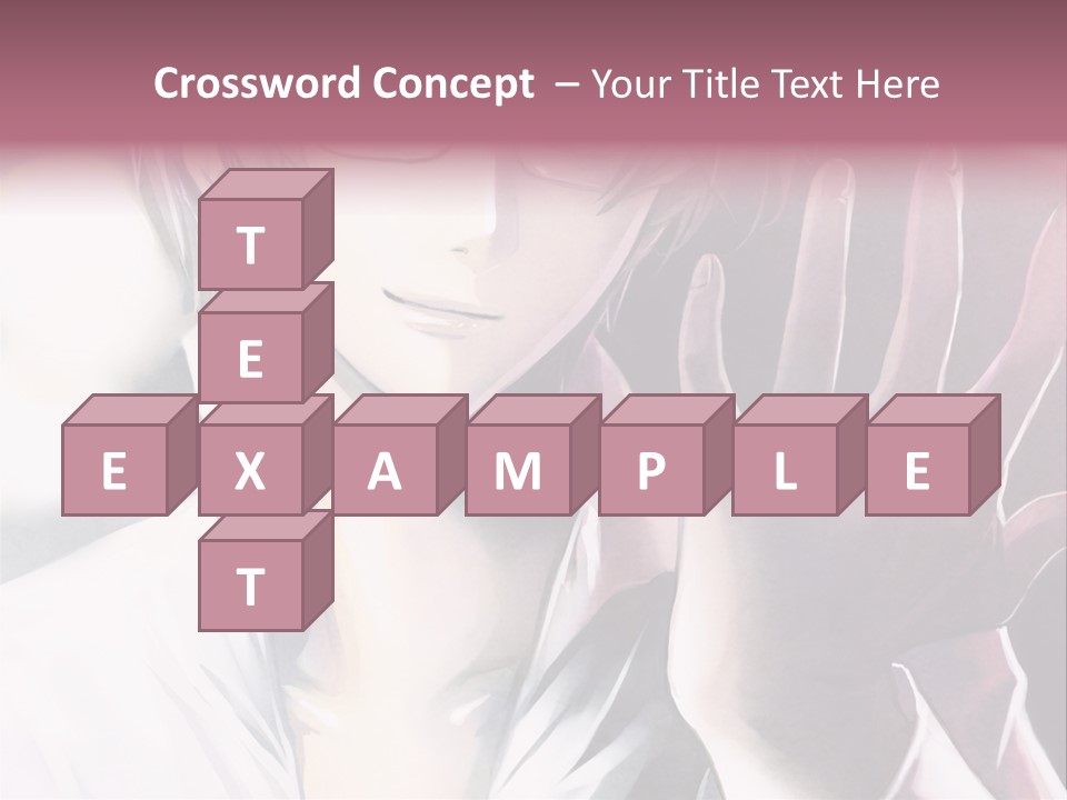 A Man With Glasses Holding His Hand Up To His Face PowerPoint Template