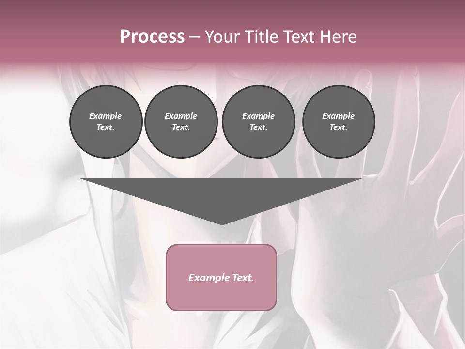 A Man With Glasses Holding His Hand Up To His Face PowerPoint Template
