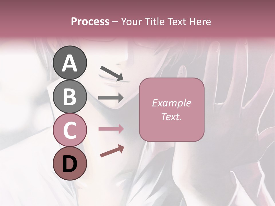 A Man With Glasses Holding His Hand Up To His Face PowerPoint Template