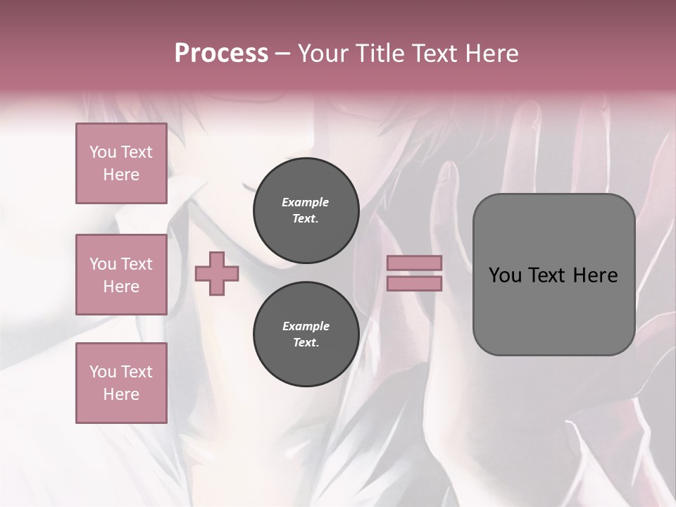A Man With Glasses Holding His Hand Up To His Face PowerPoint Template