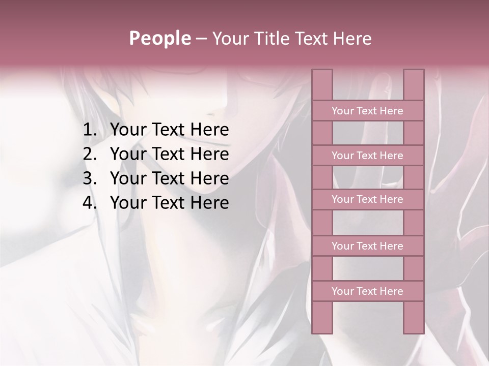 A Man With Glasses Holding His Hand Up To His Face PowerPoint Template