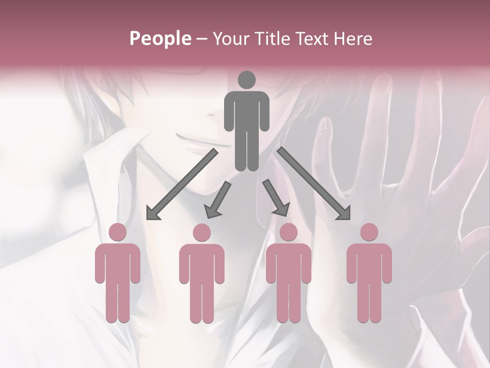 A Man With Glasses Holding His Hand Up To His Face PowerPoint Template