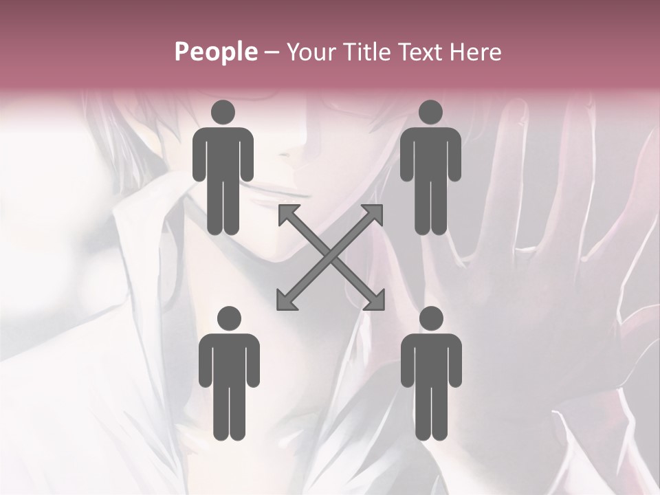 A Man With Glasses Holding His Hand Up To His Face PowerPoint Template