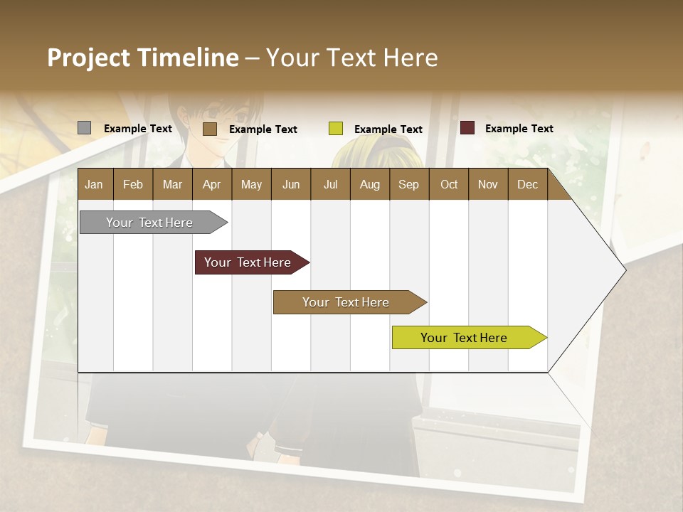 A Couple Of People Standing Next To Each Other PowerPoint Template
