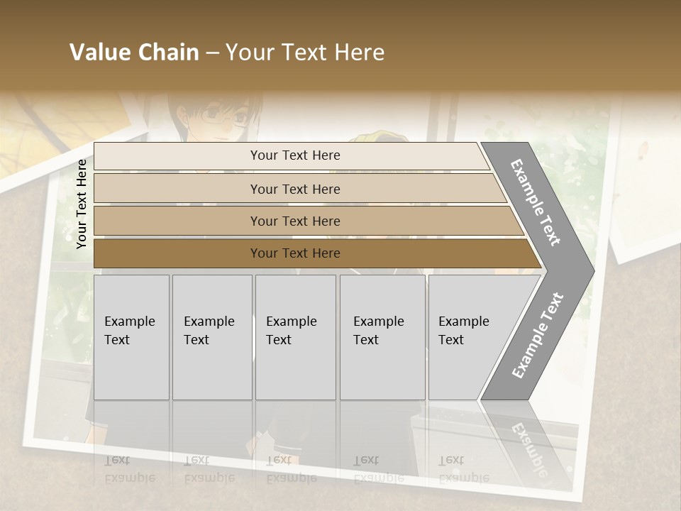 A Couple Of People Standing Next To Each Other PowerPoint Template
