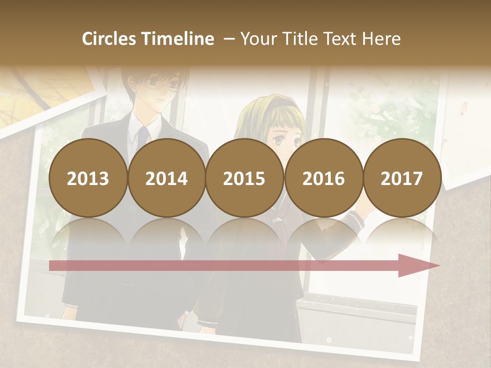A Couple Of People Standing Next To Each Other PowerPoint Template
