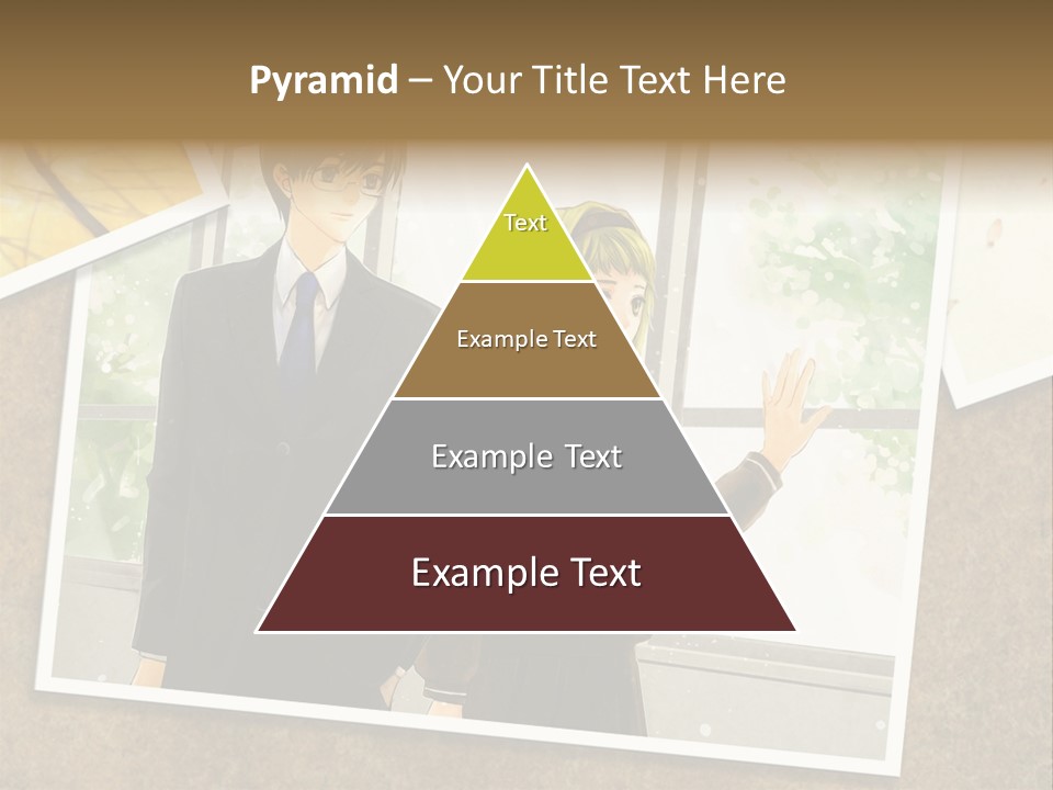 A Couple Of People Standing Next To Each Other PowerPoint Template