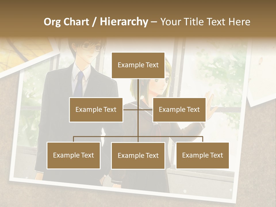 A Couple Of People Standing Next To Each Other PowerPoint Template