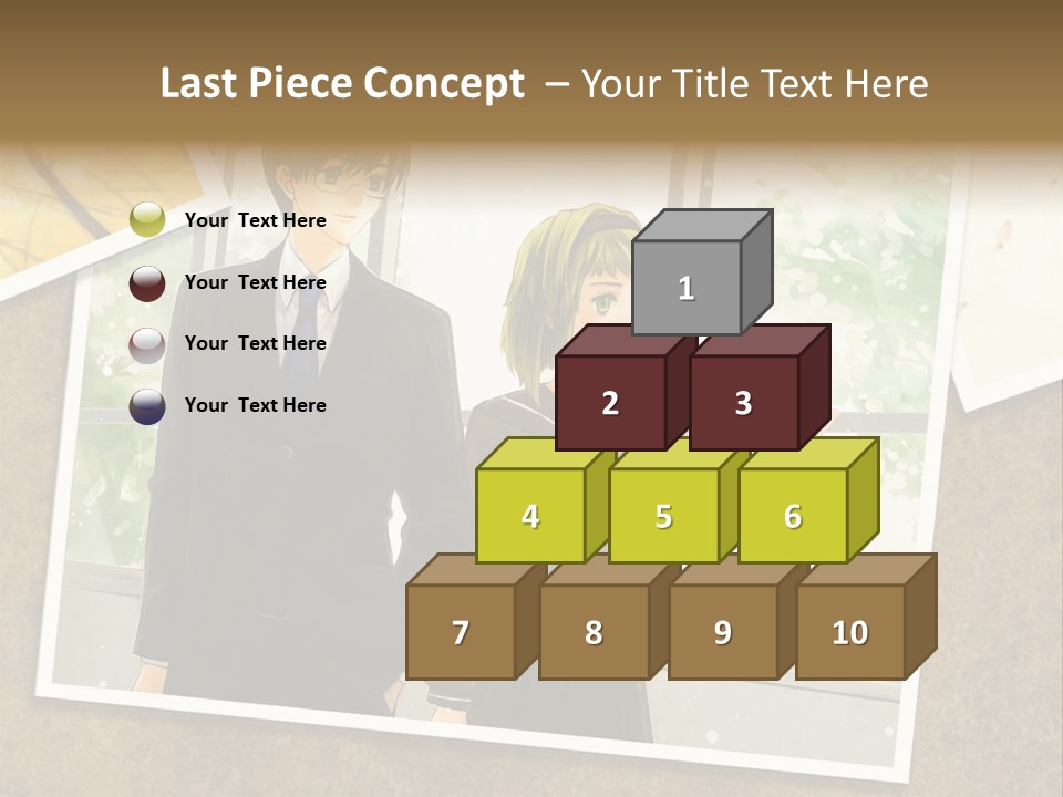A Couple Of People Standing Next To Each Other PowerPoint Template