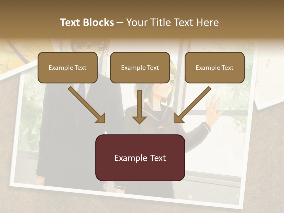 A Couple Of People Standing Next To Each Other PowerPoint Template
