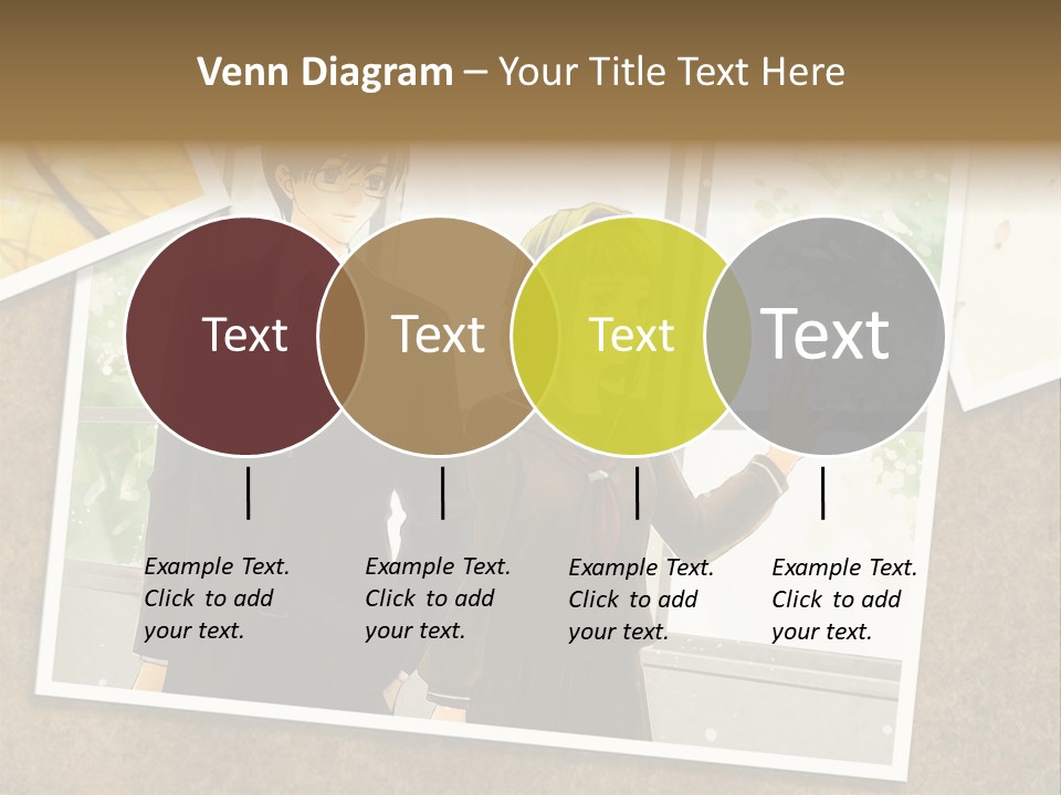 A Couple Of People Standing Next To Each Other PowerPoint Template