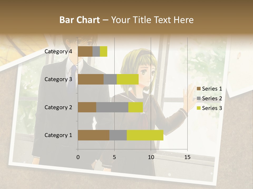 A Couple Of People Standing Next To Each Other PowerPoint Template