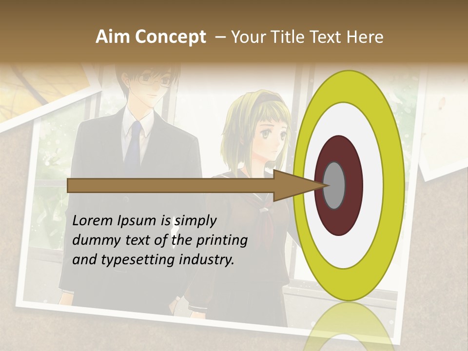 A Couple Of People Standing Next To Each Other PowerPoint Template