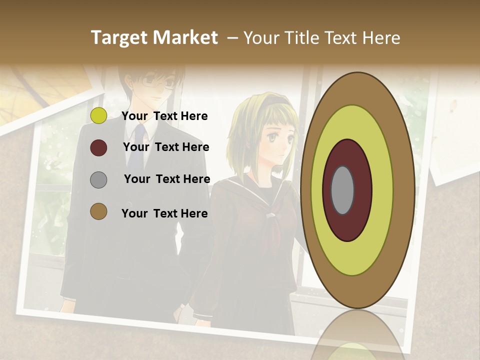 A Couple Of People Standing Next To Each Other PowerPoint Template