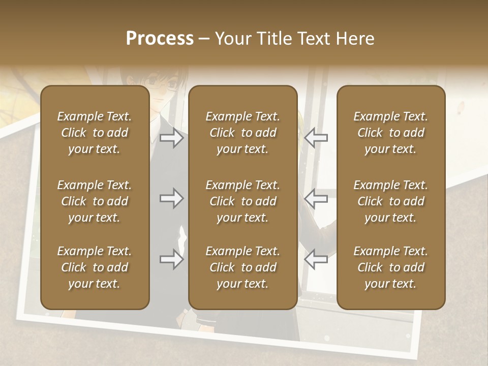 A Couple Of People Standing Next To Each Other PowerPoint Template
