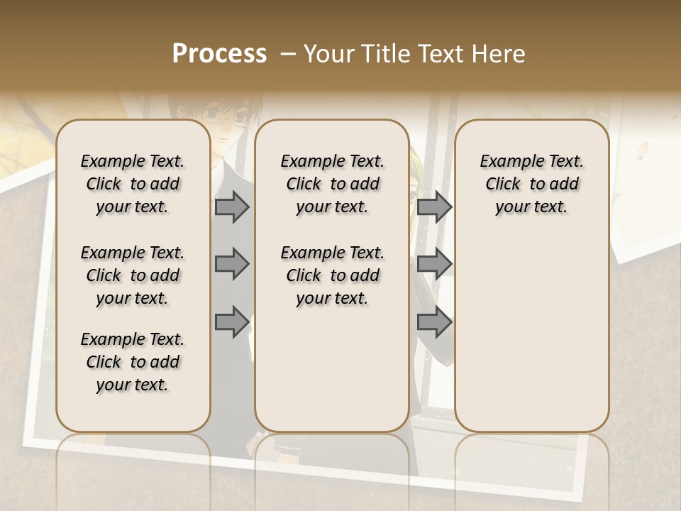 A Couple Of People Standing Next To Each Other PowerPoint Template