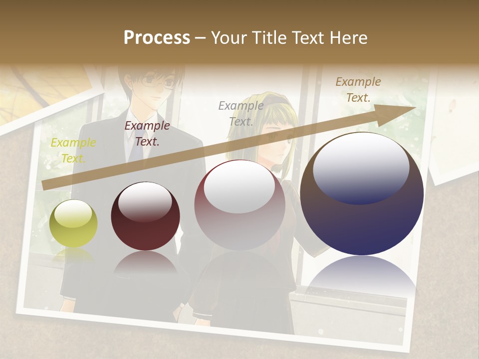 A Couple Of People Standing Next To Each Other PowerPoint Template