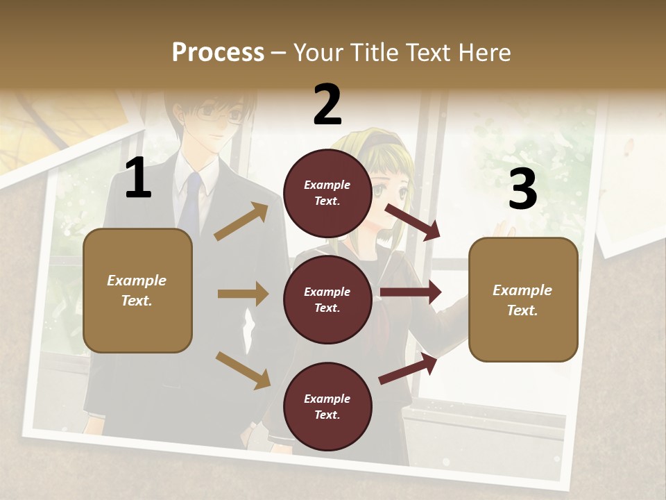 A Couple Of People Standing Next To Each Other PowerPoint Template