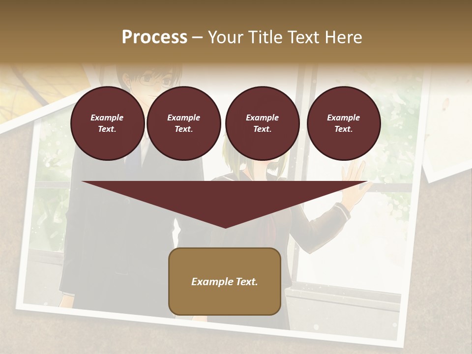 A Couple Of People Standing Next To Each Other PowerPoint Template