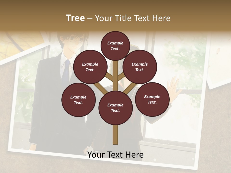 A Couple Of People Standing Next To Each Other PowerPoint Template