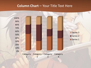 A Couple Of Anime Characters With Swords In Their Hands PowerPoint Template