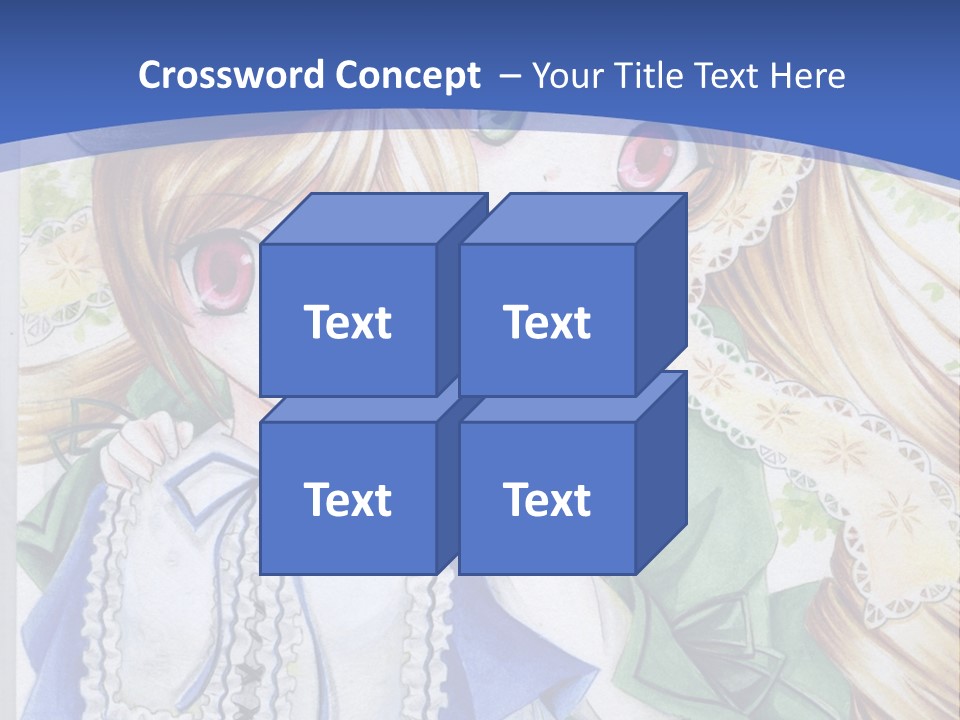 A Couple Of Girls With Long Blonde Hair Are Hugging In Front Of A Blue Background PowerPoint Template