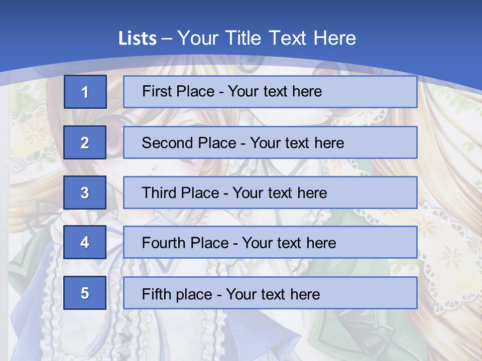 A Couple Of Girls With Long Blonde Hair Are Hugging In Front Of A Blue Background PowerPoint Template