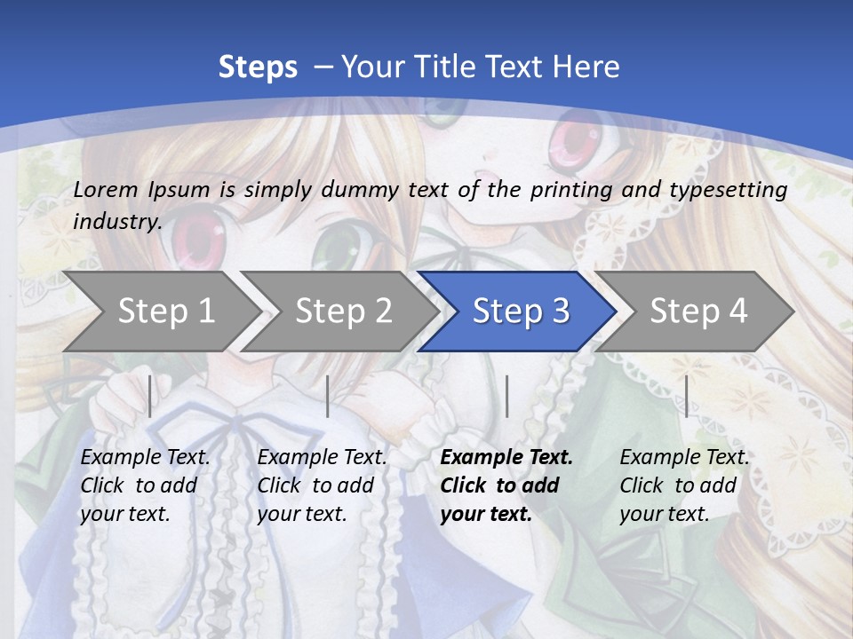 A Couple Of Girls With Long Blonde Hair Are Hugging In Front Of A Blue Background PowerPoint Template