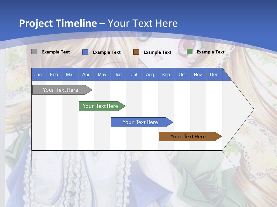 A Couple Of Girls With Long Blonde Hair Are Hugging In Front Of A Blue Background PowerPoint Template