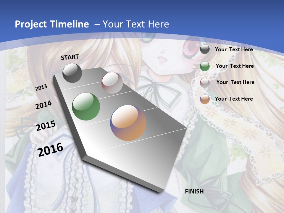 A Couple Of Girls With Long Blonde Hair Are Hugging In Front Of A Blue Background PowerPoint Template