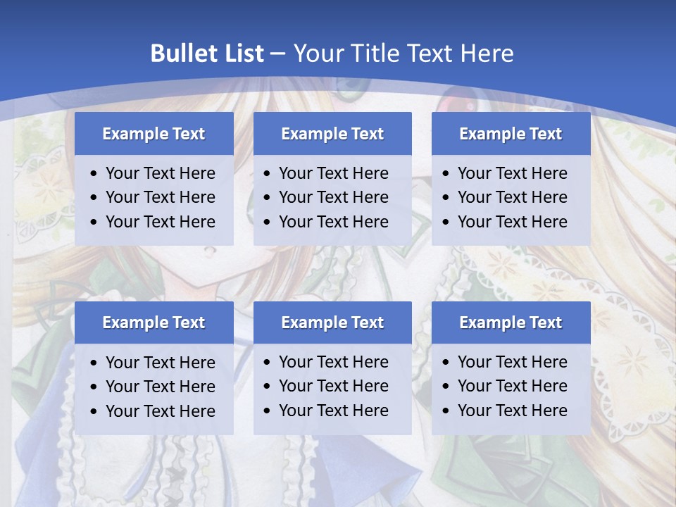 A Couple Of Girls With Long Blonde Hair Are Hugging In Front Of A Blue Background PowerPoint Template