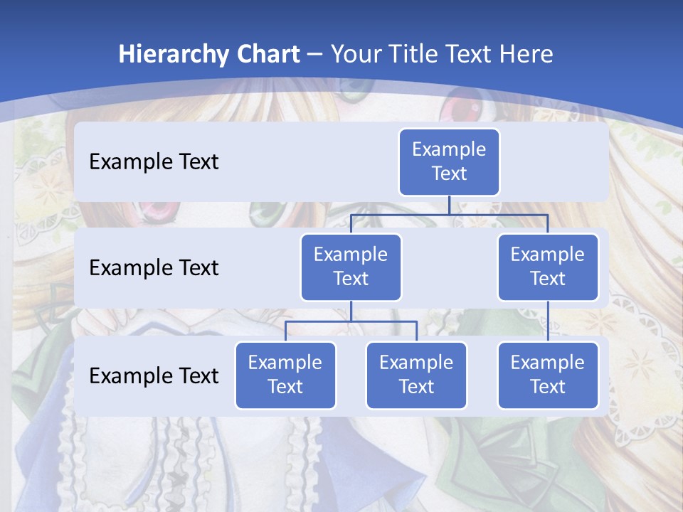 A Couple Of Girls With Long Blonde Hair Are Hugging In Front Of A Blue Background PowerPoint Template