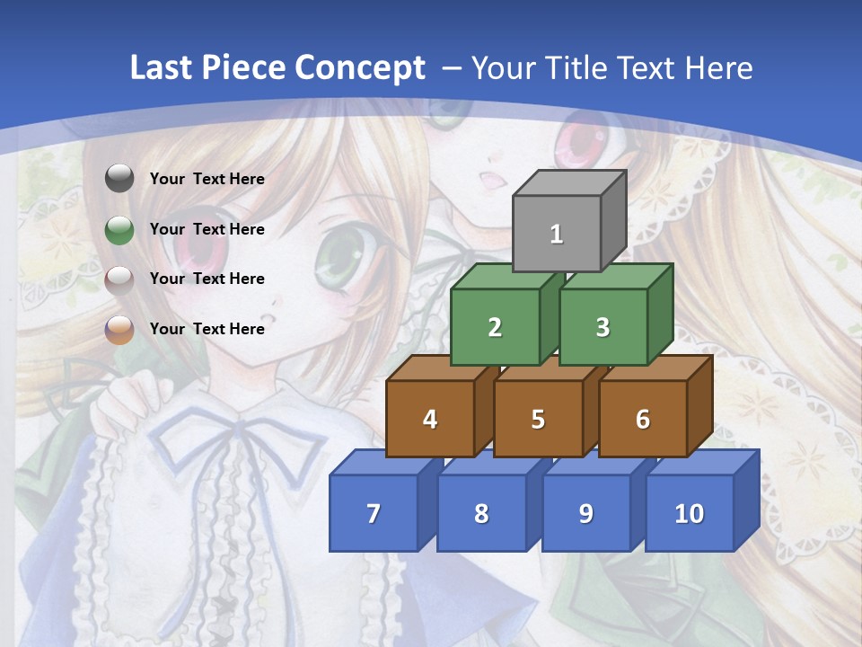 A Couple Of Girls With Long Blonde Hair Are Hugging In Front Of A Blue Background PowerPoint Template