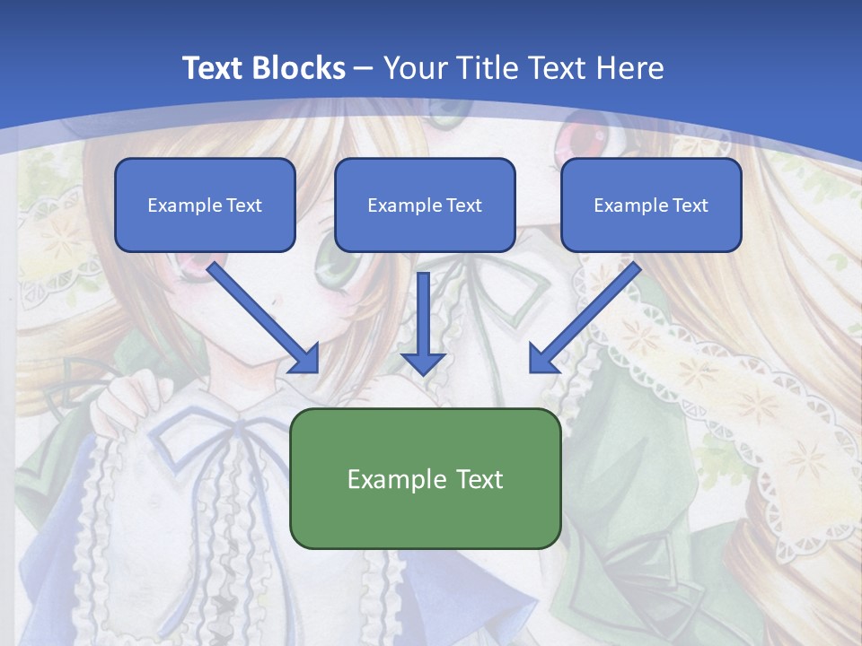 A Couple Of Girls With Long Blonde Hair Are Hugging In Front Of A Blue Background PowerPoint Template