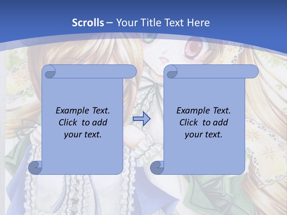 A Couple Of Girls With Long Blonde Hair Are Hugging In Front Of A Blue Background PowerPoint Template