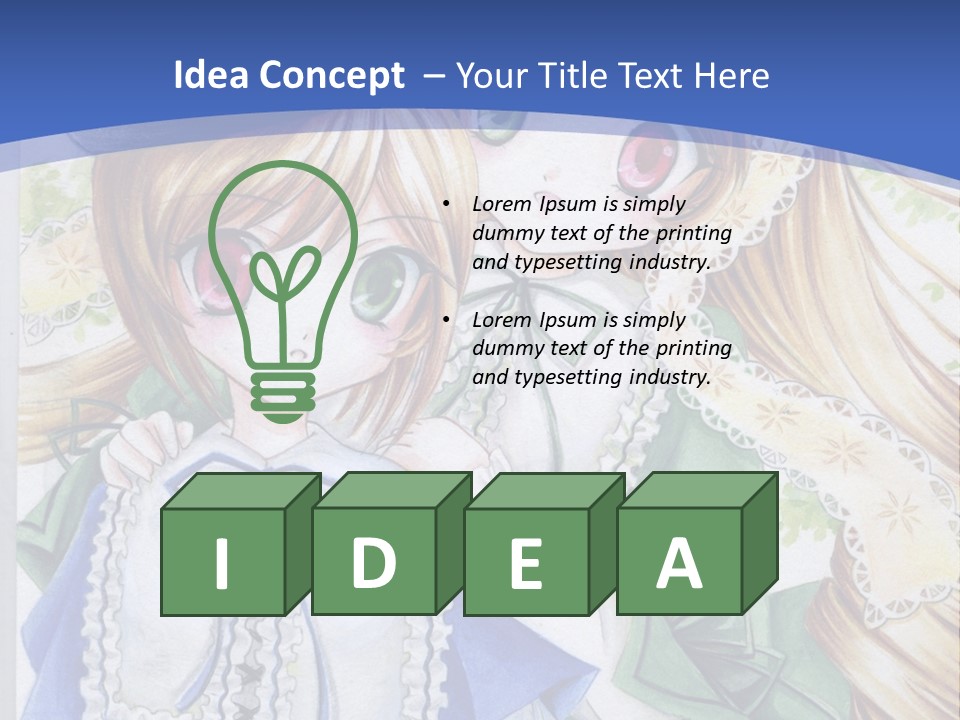 A Couple Of Girls With Long Blonde Hair Are Hugging In Front Of A Blue Background PowerPoint Template