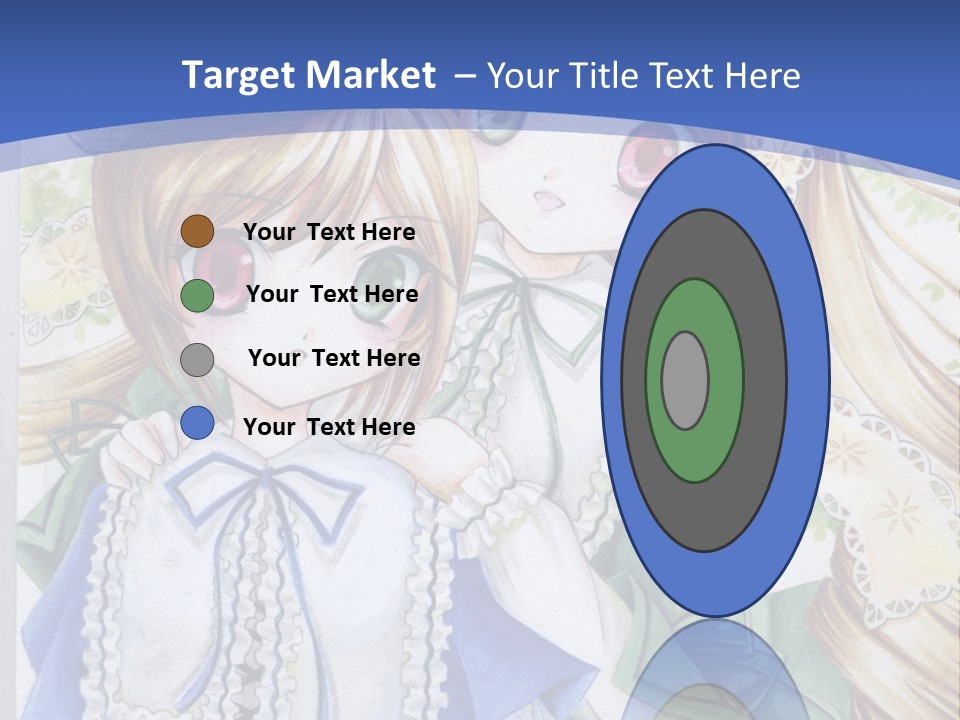 A Couple Of Girls With Long Blonde Hair Are Hugging In Front Of A Blue Background PowerPoint Template