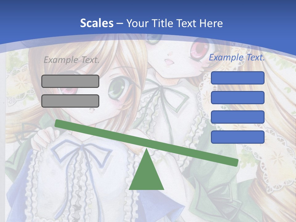 A Couple Of Girls With Long Blonde Hair Are Hugging In Front Of A Blue Background PowerPoint Template