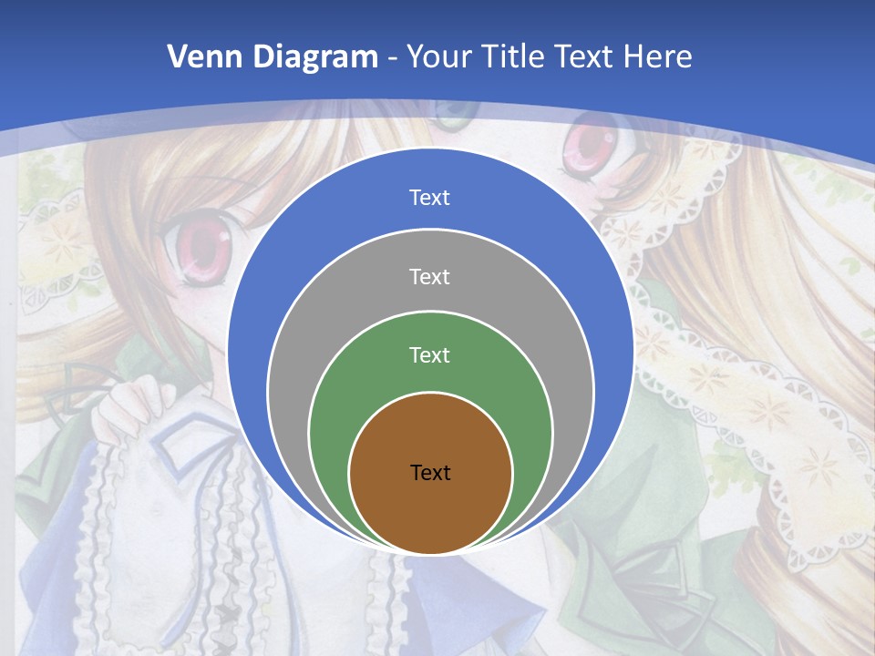 A Couple Of Girls With Long Blonde Hair Are Hugging In Front Of A Blue Background PowerPoint Template