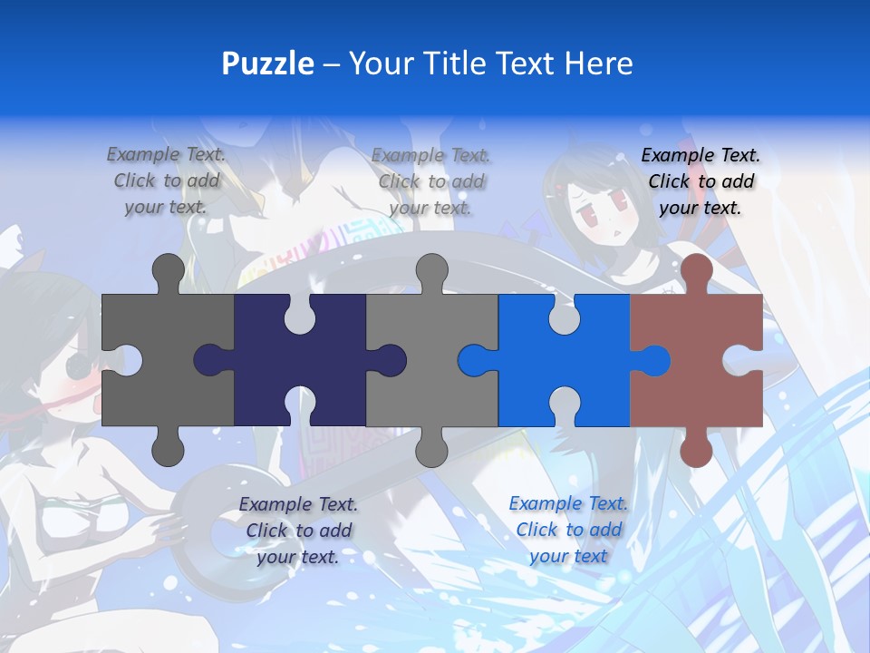 A Group Of Women Standing Next To Each Other PowerPoint Template