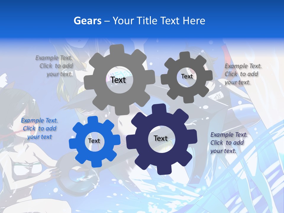 A Group Of Women Standing Next To Each Other PowerPoint Template