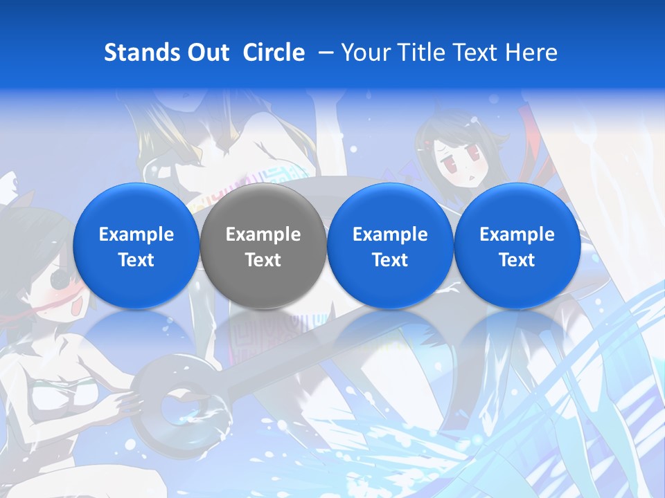 A Group Of Women Standing Next To Each Other PowerPoint Template