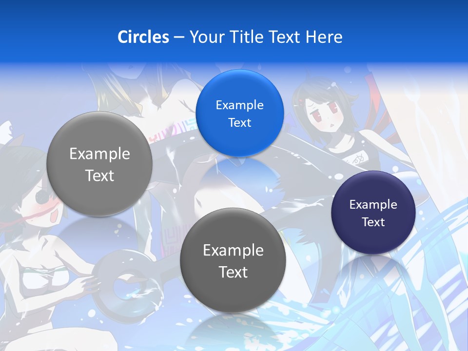 A Group Of Women Standing Next To Each Other PowerPoint Template