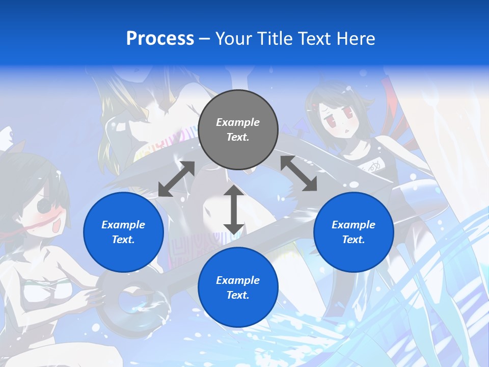 A Group Of Women Standing Next To Each Other PowerPoint Template